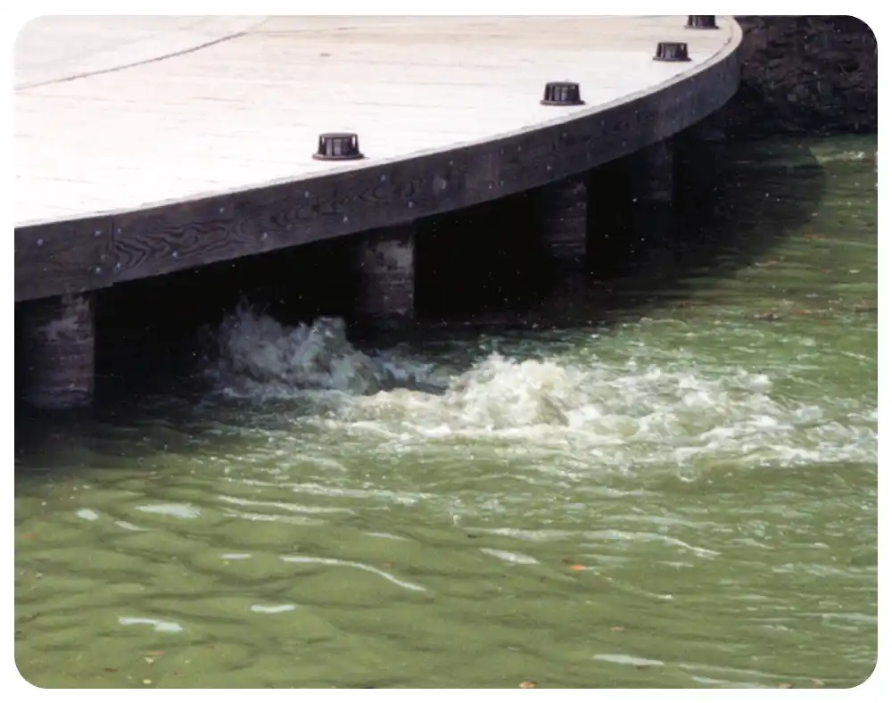 Tiltų ir užtvankų aeracija