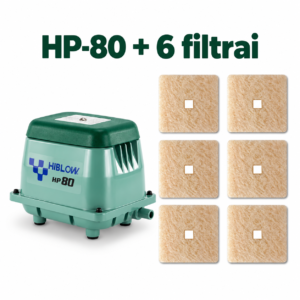 HIBLOW HP-80 orapūtė ir 6 papildomi oro filtrai