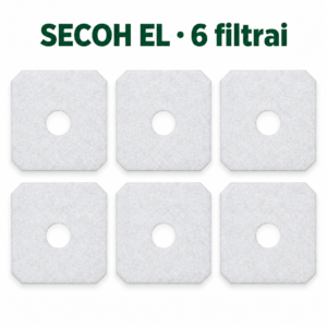 Šeši balti SECOH EL oro filtrai