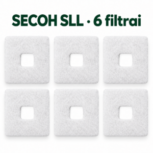 Šeši balti SECOH SLL 20/30/40/50 oro filtrai